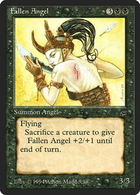 Fallen Angel - Legends (LEG) #97 - Uncommon Magic: The Gathering Trading Card