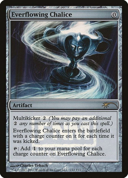Everflowing Chalice trading card from FNM Promos Everflowing Chalice - FNM Promos Magic: The Gathering trading card