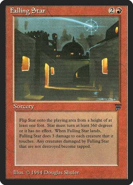Falling Star - Legends Magic: The Gathering trading card