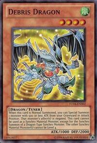 Debris Dragon - Turbo Pack: Booster Four (TU04) #TU04-EN002 - Super Rare YuGiOh Trading Card