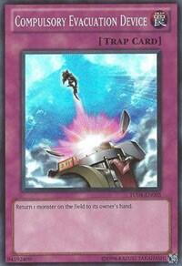 Compulsory Evacuation Device - Turbo Pack: Booster Four (TU04) #TU04-EN005 - Super Rare YuGiOh Trading Card