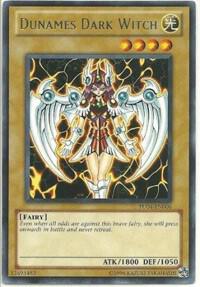 Dunames Dark Witch - Turbo Pack: Booster Four YuGiOh trading card