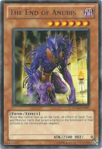 The End of Anubis trading card from Turbo Pack: Booster Four The End of Anubis - Turbo Pack: Booster Four YuGiOh trading card