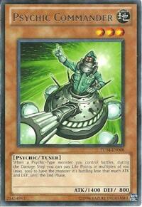 Psychic Commander - Turbo Pack: Booster Four (TU04) #TU04-EN008 - Rare YuGiOh Trading Card