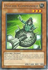 Psychic Commander - Turbo Pack: Booster Four YuGiOh trading card