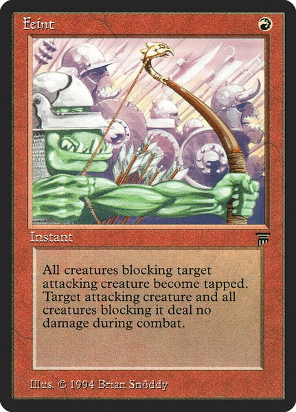 Feint - Legends Magic: The Gathering trading card