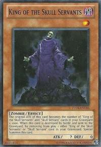 King of the Skull Servants trading card from Turbo Pack: Booster Four King of the Skull Servants - Turbo Pack: Booster Four YuGiOh trading card