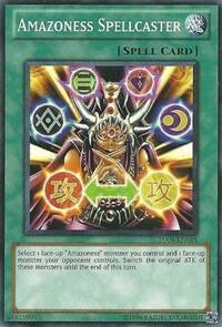 Amazoness Spellcaster - Turbo Pack: Booster Four (TU04) #TU04-EN018 - Common / Short Print YuGiOh Trading Card