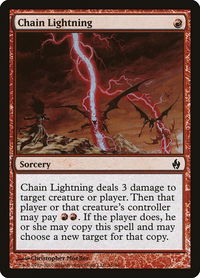 Chain Lightning - Premium Deck Series: Fire and Lightning (PD2) #16 - Common Magic: The Gathering Trading Card