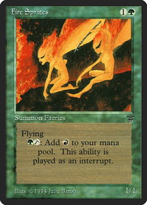 Fire Sprites - Legends (LEG) #null - Common Magic: The Gathering Trading Card