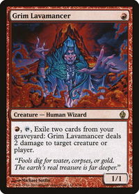 Grim Lavamancer - Premium Deck Series: Fire and Lightning (PD2) #1 - Rare Magic: The Gathering Trading Card