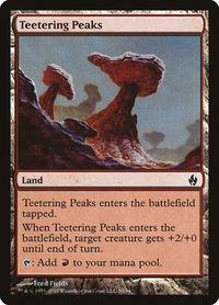Teetering Peaks - Premium Deck Series: Fire and Lightning (PD2) #30 - Common Magic: The Gathering Trading Card
