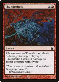 Thunderbolt - Premium Deck Series: Fire and Lightning (PD2) #19 - Common Magic: The Gathering Trading Card