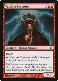 Vulshok Sorcerer - Premium Deck Series: Fire and Lightning (PD2) #11 - Common Magic: The Gathering Trading Card