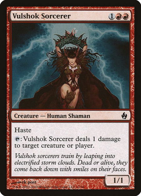Vulshok Sorcerer - Premium Deck Series: Fire and Lightning Magic: The Gathering trading card