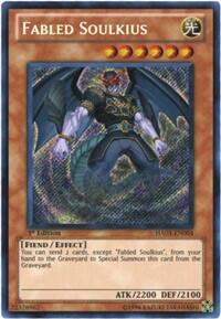 Fabled Soulkius - Hidden Arsenal 3 (HA03) #HA03-EN004 - Secret Rare YuGiOh Trading Card