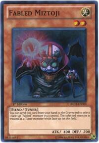 Fabled Miztoji - Hidden Arsenal 3 (HA03) #HA03-EN005 - Super Rare YuGiOh Trading Card