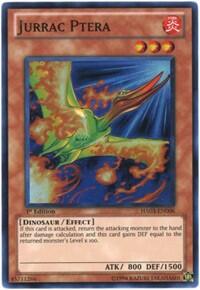 Jurrac Ptera - Hidden Arsenal 3 (HA03) #HA03-EN006 - Super Rare YuGiOh Trading Card