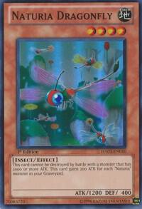 Naturia Dragonfly - Hidden Arsenal 3 YuGiOh trading card