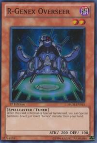 R-Genex Overseer trading card from Hidden Arsenal 3 R-Genex Overseer - Hidden Arsenal 3 YuGiOh trading card