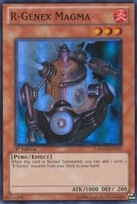 R-Genex Magma trading card from Hidden Arsenal 3 R-Genex Magma - Hidden Arsenal 3 YuGiOh trading card