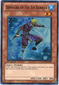 Dewdark of the Ice Barrier trading card from Hidden Arsenal 3 Dewdark of the Ice Barrier - Hidden Arsenal 3 YuGiOh trading card