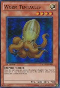 Worm Tentacles - Hidden Arsenal 3 (HA03) #HA03-EN023 - Super Rare YuGiOh Trading Card