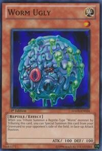 Worm Ugly - Hidden Arsenal 3 (HA03) #HA03-EN024 - Super Rare YuGiOh Trading Card
