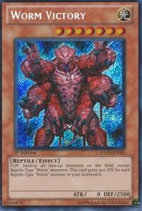 Worm Victory - Hidden Arsenal 3 (HA03) #HA03-EN025 - Secret Rare YuGiOh Trading Card