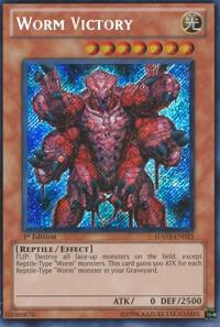 Worm Victory - Hidden Arsenal 3 YuGiOh trading card