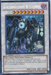 Locomotion R-Genex - Hidden Arsenal 3 (HA03) #HA03-EN029 - Secret Rare YuGiOh Trading Card