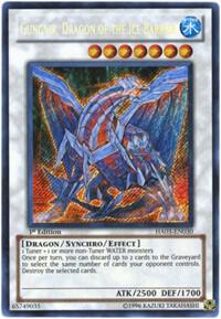 Gungnir, Dragon of the Ice Barrier trading card from Hidden Arsenal 3 Gungnir, Dragon of the Ice Barrier - Hidden Arsenal 3 YuGiOh trading card