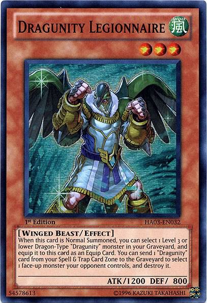 Dragunity Legionnaire - Hidden Arsenal 3 YuGiOh trading card
