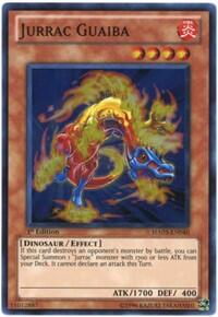 Jurrac Guaiba - Hidden Arsenal 3 (HA03) #HA03-EN040 - Super Rare YuGiOh Trading Card