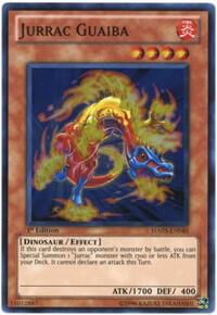 Jurrac Guaiba - Hidden Arsenal 3 YuGiOh trading card