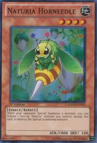 Naturia Horneedle - Hidden Arsenal 3 YuGiOh trading card