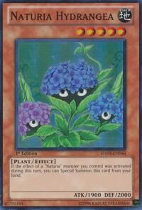 Naturia Hydrangea - Hidden Arsenal 3 (HA03) #HA03-EN044 - Super Rare YuGiOh Trading Card