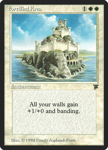 Fortified Area - Legends (LEG) #null - Uncommon Magic: The Gathering Trading Card