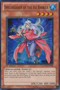 Spellbreaker of the Ice Barrier - Hidden Arsenal 3 (HA03) #HA03-EN048 - Super Rare YuGiOh Trading Card