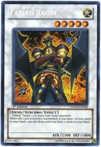 Fabled Ragin - Hidden Arsenal 3 (HA03) #HA03-EN058 - Secret Rare YuGiOh Trading Card