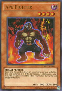 Ape Fighter (5D's Duel Transer) - Yu-Gi-Oh! Video Game Promotional Cards (VDP) #YDT1-EN001 - Ultra Rare YuGiOh Trading Card