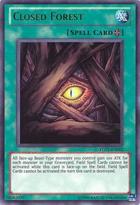 Closed Forest (5D's Duel Transer) - Yu-Gi-Oh! Video Game Promotional Cards (VDP) #YDT1-EN002 - Ultra Rare YuGiOh Trading Card