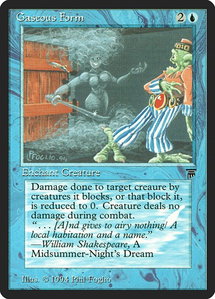 Gaseous Form - Legends (LEG) #null - Common Magic: The Gathering Trading Card