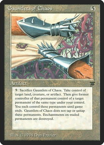 Gauntlets of Chaos - Legends (LEG) #null - Rare Magic: The Gathering Trading Card