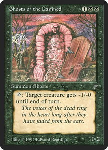 Ghosts of the Damned - Legends (LEG) #null - Common Magic: The Gathering Trading Card
