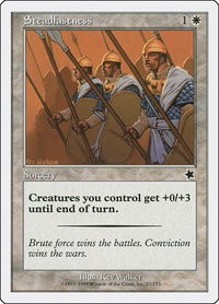 Steadfastness - Starter 1999 (S99) #27 - Common Magic: The Gathering Trading Card