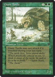Giant Turtle - Legends (LEG) #null - Common Magic: The Gathering Trading Card