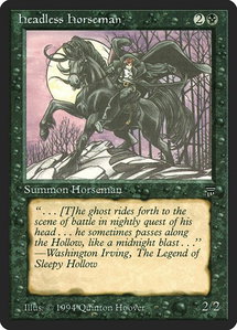 Headless Horseman - Legends (LEG) #null - Common Magic: The Gathering Trading Card