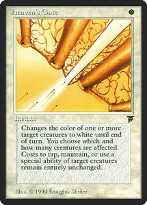 Heaven's Gate - Legends (LEG) #null - Uncommon Magic: The Gathering Trading Card