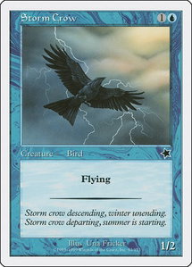 Storm Crow - Starter 1999 (S99) #53 - Common Magic: The Gathering Trading Card